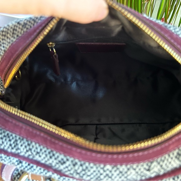 Coach Tweed Satchel with Ribbon and Rhinestone - Picture 7 of 7